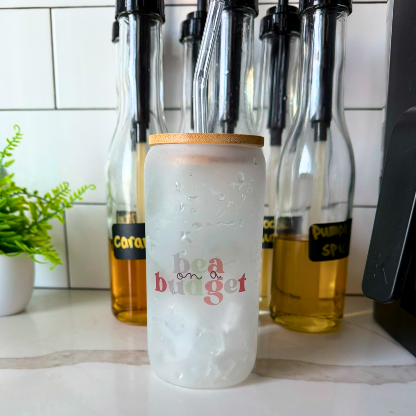 Custom Glass Can Cup – 16oz
