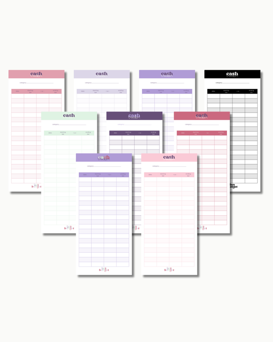 Cash Trackers – 6 pcs