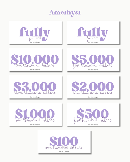 Money Placeholders – 9 pcs