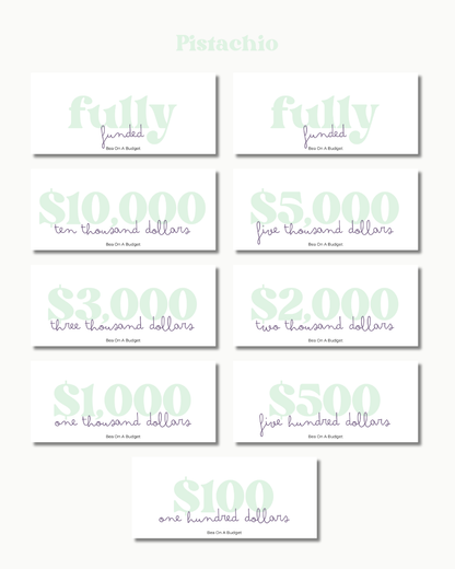 Money Placeholders – 9 pcs